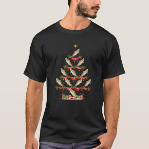 Kabeljauw - kerstboom met verlichting kabeljauw - t-shirt