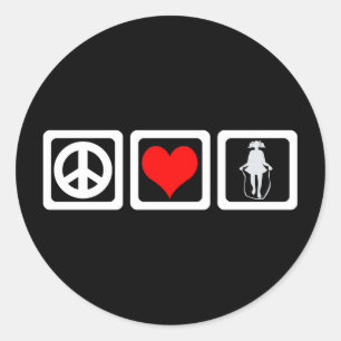 Kabeljauw Ronde Sticker