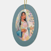 Kabeljauw van Mary Kerstmis en Advent Ornament (Links)