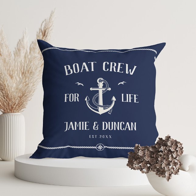 Kabeljauw voor bioscoopbenodigdheden (Nautical Mod Kussen (Great gift for boat lovers for Valentine's day, newlyweds, weddings)