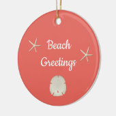 Kabeljauwen met staartsterren keramisch ornament (Links)