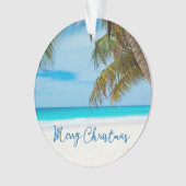 Kabeljauwversiering Acrylpalmboom Ornament (voorkant)