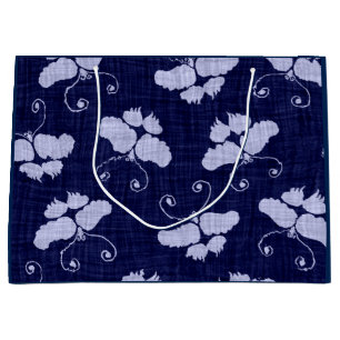 KABELS VAN LABEL IN BLAUW GROOT CADEAUZAKJE