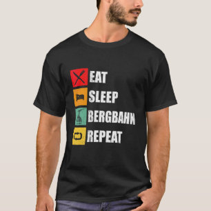 Kabelspoorweg Gondola Eet Slaap Bergspoorweg T-shirt