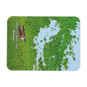 Kabetogama-meer, Minnesota, VS-reiskaart. Magneet (Horizontaal)