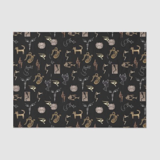 Kabinet van Curiosities Kleine items Tissuepapier (Voorkant)