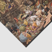 Kabinet van de Curiositiesectie Tissuepapier (Detail)