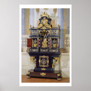 kabinet van het electoraat, c.1704 (ebony, poster