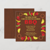 Kabob Summer Barbecue Party Kaart (Voorkant / Achterkant)