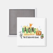 KaboingTV Vierkante magneet (Voorkant / Achterkant)