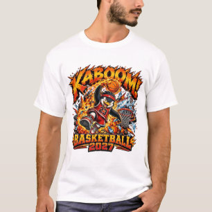 Kaboom Basketbal 2027 Slam Dunk Shirt, Explosieve T-shirt