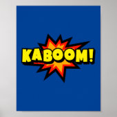 Kaboom! Bold Pop Art Comic Explosion Poster (Voorkant)