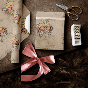 KABOOM! stripboek Steampunk Pop Cadeaupapier