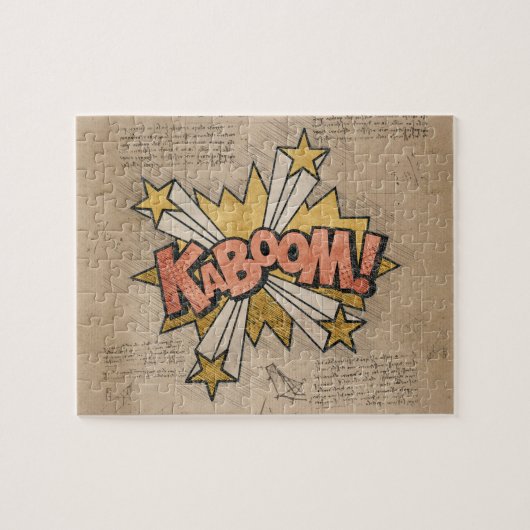 KABOOM!  stripboek Steampunk Pop Legpuzzel (Horizontaal)