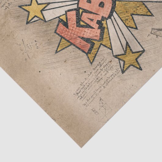 KABOOM! stripboek Steampunk Pop Tissuepapier (Detail)