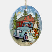 Kabouter Boer Keramisch Ornament (Rechts)