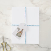 Kabouter cadeaublaadjes cadeaulabel (Met Touw)