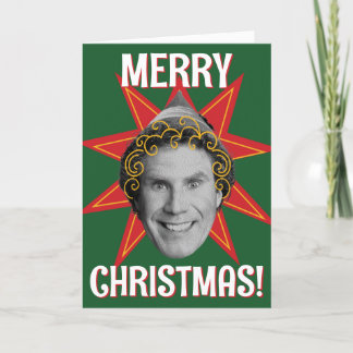Kabouter de Elf | Stralenpatroon Feestdagen Kaart