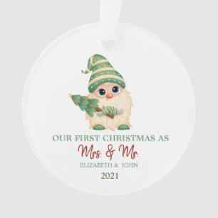 Kabouter dennenboom onze eerste kerst ornament