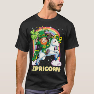 Kabouter die eenhoorn berijdt t-shirt