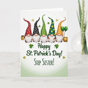 Kabouter Fun St. Patrick Retro Kunstkaart Kaart