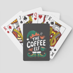 Kabouter Kerst Kerstmis Mopshout Caffeïne Kerstlie Pokerkaarten