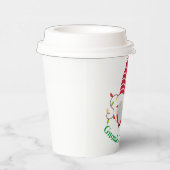 Kabouter Kerst Papieren Bekers (Rechts)