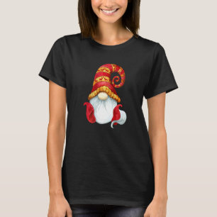 Kabouter Kerst Tuinkabouter Kerstmis T-shirt