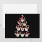 Kabouter Kerstboom Grappige Kerst Vakantie Feestdagenkaart (Voorkant / Achterkant)