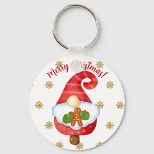 Kabouter Kerstman Sleutelhanger