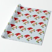 Kabouter Kerstmis Cadeaupapier (Uitgerold)
