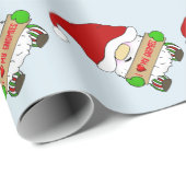 Kabouter Kerstmis Cadeaupapier (Rol Hoek)