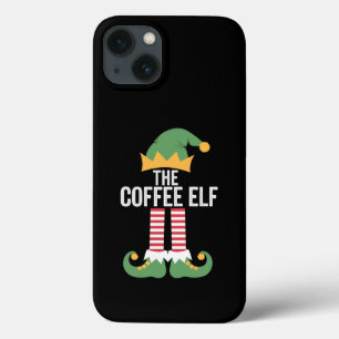 Kabouter koffiefamilie bij elkaar kerst iPhone 13 hoesje