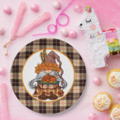 Kabouter met Dank Papieren Bordje (Feest)