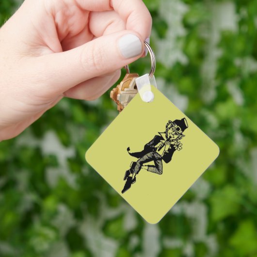 Kabouter met Fluit Sleutelhanger (Hand)