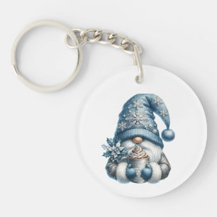 Kabouter met warme chocolade sleutelhanger
