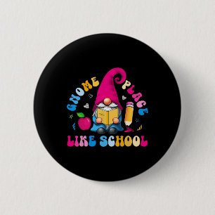 Kabouter Plaats Als School Kleurrijke Kabouter Lie Ronde Button 5,7 Cm