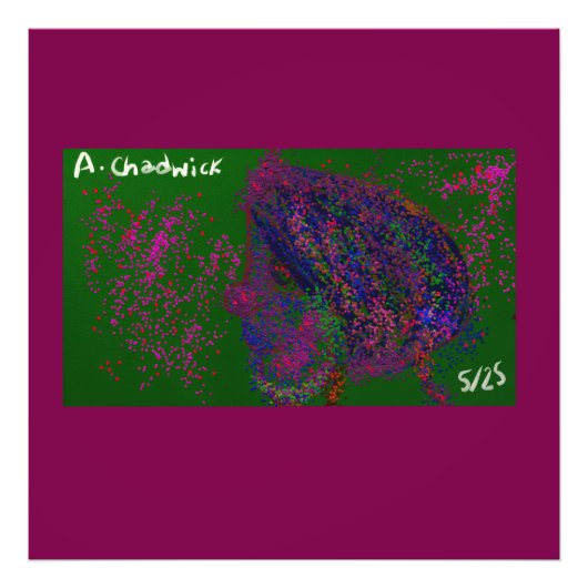 Kabouter Quiltpatroon  Foto Afdruk (Voorkant)