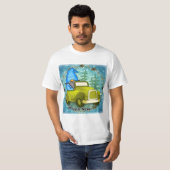 Kabouter rijdt auto t-shirt (Voorkant volledig)