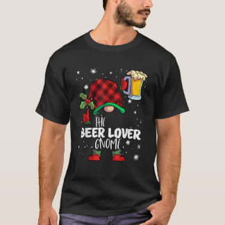 Kabouter Rode Buffalo Plaid Overeenkomstige Famili T-shirt