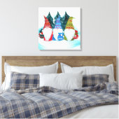 Kabouter Sinterklaas Canvas Afdruk (Insitu (Slaapkamer))