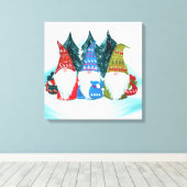 Kabouter Sinterklaas Canvas Afdruk (Insitu (Houten vloer))