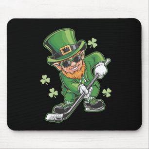 Kabouter speelt hockey St. Patrick's Day Iers Muismat