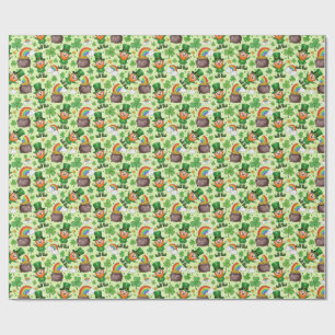 kabouter St. Patrick's Cadeaupapier