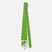 Kabouter St Patrick's Day Shamrocks Shenanigans Stropdas (Voorkant)