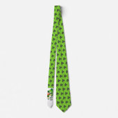 Kabouter St Patrick's Day Shamrocks Shenanigans Stropdas (Achterkant)
