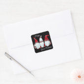 Kabouter vierkante sticker (Envelop)