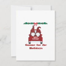 Kabouter voor de feestdagen op een 