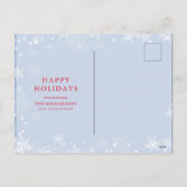 Kabouter voor de vakantie feestdagenkaart (Achterkant)