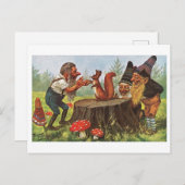  kabouters en eekhoorn Briefkaart (Voorkant / Achterkant)
